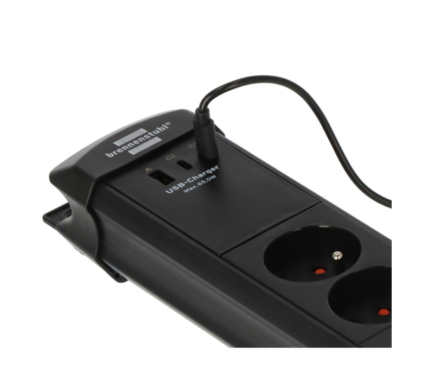 Brennenstuhl LISTWA ZASILAJĄCA "PREMIUM-LINE" 4 GN 3M  2XUSB-C PD 65W USB - 1326711 - zdjęcie 2